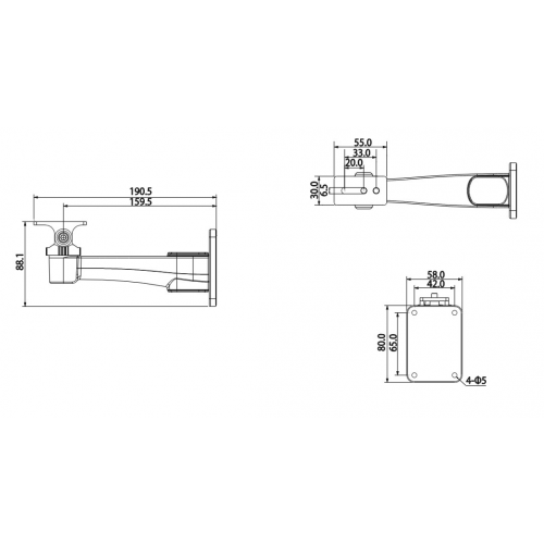 DAHUA PFB121W Кронштейн
