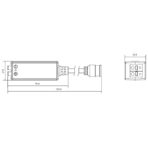 DAHUA DH-PFM800 Приемопередатчик